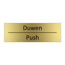 Duwen - Push & Duwen - Push & Duwen - Push