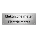 Elektrische meter - Electric meter & Elektrische meter - Electric meter