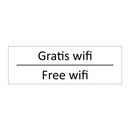 Gratis wifi - Free wifi & Gratis wifi - Free wifi & Gratis wifi - Free wifi