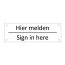 Hier melden - Sign in here & Hier melden - Sign in here & Hier melden - Sign in here