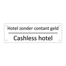 Hotel zonder contant geld - Cashless hotel & Hotel zonder contant geld - Cashless hotel