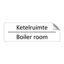 Ketelruimte - Boiler room & Ketelruimte - Boiler room & Ketelruimte - Boiler room