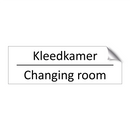Kleedkamer - Changing room & Kleedkamer - Changing room & Kleedkamer - Changing room
