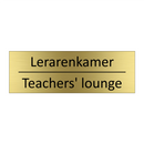 Lerarenkamer - Teachers' lounge & Lerarenkamer - Teachers' lounge & Lerarenkamer - Teachers' lounge