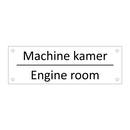 Machine kamer - Engine room & Machine kamer - Engine room & Machine kamer - Engine room