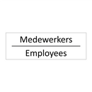 Medewerkers - Employees & Medewerkers - Employees & Medewerkers - Employees