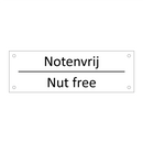 Notenvrij - Nut free & Notenvrij - Nut free & Notenvrij - Nut free