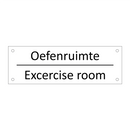 Oefenruimte - Excercise room & Oefenruimte - Excercise room & Oefenruimte - Excercise room
