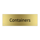 Containers & Containers & Containers