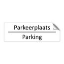 Parkeerplaats - Parking & Parkeerplaats - Parking & Parkeerplaats - Parking