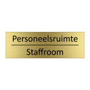 Personeelsruimte - Staffroom & Personeelsruimte - Staffroom & Personeelsruimte - Staffroom