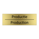 Productie - Production & Productie - Production & Productie - Production