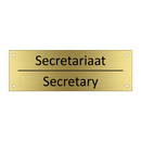Secretariaat - Secretary & Secretariaat - Secretary & Secretariaat - Secretary