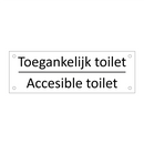 Toegankelijk toilet - Accesible toilet & Toegankelijk toilet - Accesible toilet