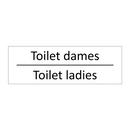 Toilet dames - Toilet ladies & Toilet dames - Toilet ladies & Toilet dames - Toilet ladies