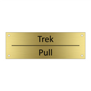 Trek - Pull & Trek - Pull & Trek - Pull
