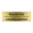 Wasserette - Laundry service & Wasserette - Laundry service & Wasserette - Laundry service