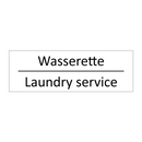 Wasserette - Laundry service & Wasserette - Laundry service & Wasserette - Laundry service