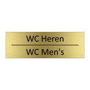 WC Heren - WC Men's & WC Heren - WC Men's & WC Heren - WC Men's