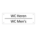 WC Heren - WC Men's & WC Heren - WC Men's & WC Heren - WC Men's
