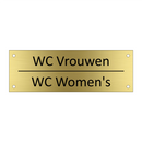 WC Vrouwen - WC Women's & WC Vrouwen - WC Women's & WC Vrouwen - WC Women's