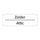 Zolder - Attic & Zolder - Attic & Zolder - Attic