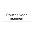 Douche voor mannen & Douche voor mannen & Douche voor mannen & Douche voor mannen