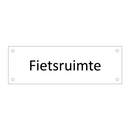 Fietsruimte & Fietsruimte & Fietsruimte