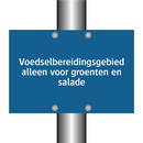 Voedselbereidingsgebied alleen voor groenten en salade