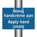 Breng handcrème aan - Apply hand cream & Breng handcrème aan - Apply hand cream