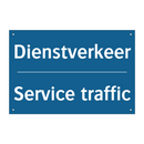 Dienstverkeer - Service traffic & Dienstverkeer - Service traffic & Dienstverkeer - Service traffic