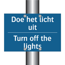 Doe het licht uit - Turn off the lights & Doe het licht uit - Turn off the lights