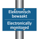 Elektronisch bewaakt - Electronically monitored & Elektronisch bewaakt - Electronically monitored