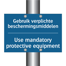 Gebruik verplichte beschermingsmiddelen /.../ - Use mandatory protective equipment /.../