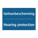 Gehoorbescherming - Hearing protection & Gehoorbescherming - Hearing protection