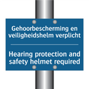 Gehoorbescherming en veiligheidshelm /.../ - Hearing protection and safety /.../