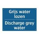 Grijs water lozen - Discharge grey water & Grijs water lozen - Discharge grey water
