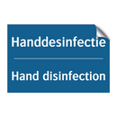 Handdesinfectie - Hand disinfection & Handdesinfectie - Hand disinfection