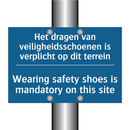Het dragen van veiligheidsschoenen /.../ - Wearing safety shoes is mandatory /.../