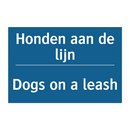 Honden aan de lijn - Dogs on a leash & Honden aan de lijn - Dogs on a leash