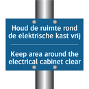 Houd de ruimte rond de elektrische /.../ - Keep area around the electrical /.../