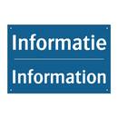 Informatie - Information & Informatie - Information & Informatie - Information