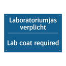 Laboratoriumjas verplicht - Lab coat required & Laboratoriumjas verplicht - Lab coat required