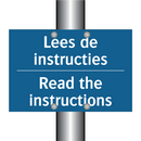 Lees de instructies - Read the instructions & Lees de instructies - Read the instructions