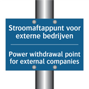 Stroomaftappunt voor externe bedrijven /.../ - Power withdrawal point for external /.../
