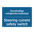Stuurhuidige veiligheidsschakelaar /.../ - Steering current safety switch