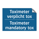 Toximeter verplicht tox - Toximeter mandatory tox