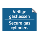 Veilige gasflessen - Secure gas cylinders & Veilige gasflessen - Secure gas cylinders