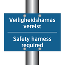 Veiligheidsharnas vereist - Safety harness required