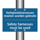 Veiligheidsharnassen moeten worden /.../ - Safety harnesses must be used